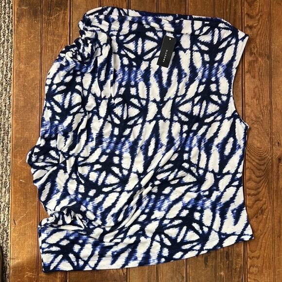 Women’s Natori Akira sleeveless jersey drape top size large New NWT - Picture 6 of 8